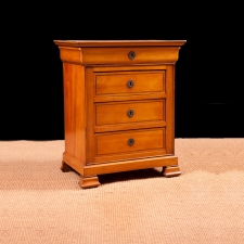 Antique Charles X Commode in Applewood, France, c. 1830