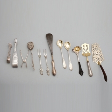 Set of Twelve Silver Objects