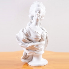 Signed Sevres Bust of Marie Antoinette in Bisque