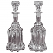 Pair of 18th Century English Port & Sherry Decanters