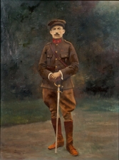"Portrait in Uniform" Oil on Canvas, 1920