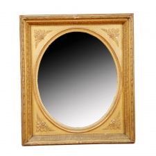 American Antique Mirror in Giltwood., c. 1865