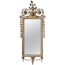 18th Century Carved and Gilded Mirror