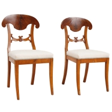 Pair of Karl Johan Chairs,  Sweden, c. 1820