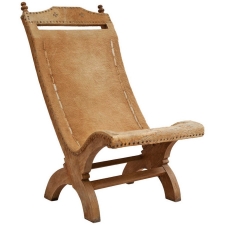 American Cow Hide Chair, 20th Century