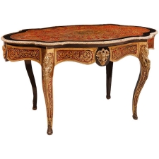 French Napoleon III Boulle Center Table